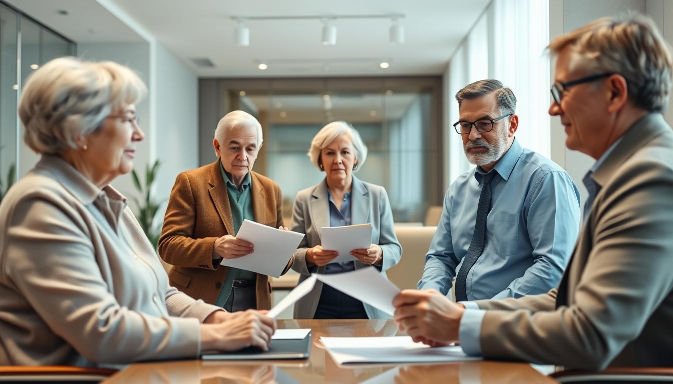 Business agreement signing